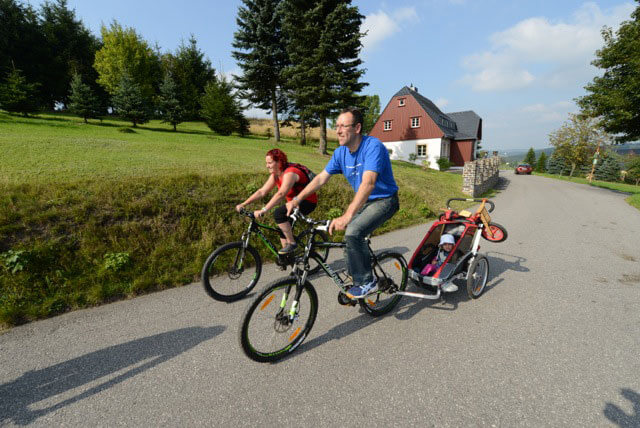 Cycling in Seiffen